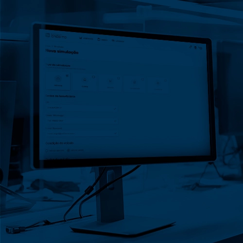 Simulador dinâmico para cada item a ser financiado. O simulador faz comparativo com as linhas disponíveis e a capacidade de pagamento do proponente ao crédito trazendo a melhor parcela, facilitando a aprovação e liberação de crédito.